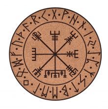 Shishauntersetzer aus Kork - Vegvisir