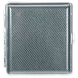 Zigarettenetui Carbon schwarz-grau 20er