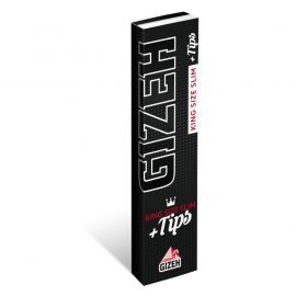 Gizeh Black King Size Slim + Tips