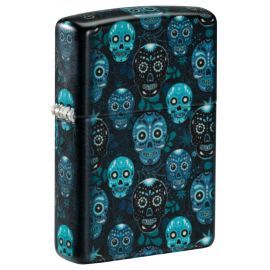 Zippo Feuerzeug "Blue Skulls"