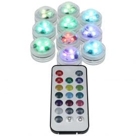 AO Eclipse LED Mini Color 10er Pack mit Fernbedienung