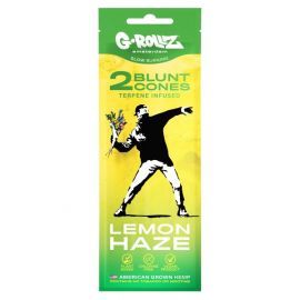G-Rollz BANKSY CBD Blunts, Lemon Haze, 2 Stk.