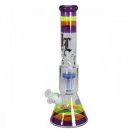 Black Leaf Bong Rainbow, 40cm