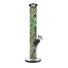 Black Leaf Bong Glas Cannaleaf , 40cm