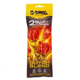 G-Rollz Prerolled Cones Terpene Infusion, Dutch Blend, 2 Stk