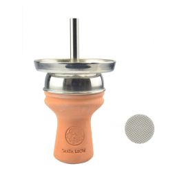 Mata Leon 002 Headhunter Tabakkopf mit Kaminaufsatz