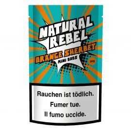 Natural Rebel CBD Mini Buds, Orange Sherbet, 30g
