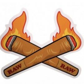 RAW CROSSING CONES Sticker, 1 Stk.