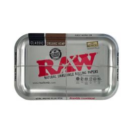 RAW Metal Rolling Tray Silver
