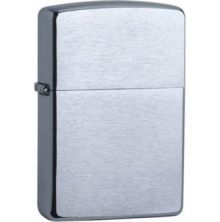 Zippo Feuerzeug uni chrom gebürstet