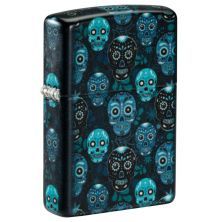 Zippo Feuerzeug "Blue Skulls"