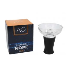 AO Glas-Silikonkopf Phunnel Schwarz