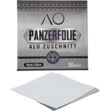 AO Panzer Alufolie Zuschnitt 15 x 15 cm
