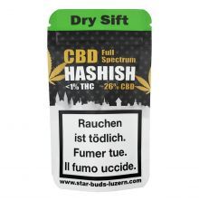 STAR-BUDS Dry Sift Hash Roter Libanese, 5g