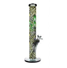 Black Leaf Bong Glas Cannaleaf , 40cm