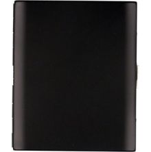 Zigarettenetui PEARL schwarz matt, mit Bügel