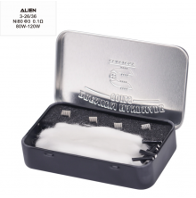 COILOLOGY handgemachte Sandvik Coil - Alien, Ni80 0.1ohm